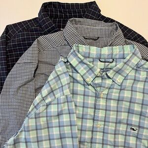 Bundle - 3 Vineyard Vines on the go performance button down
